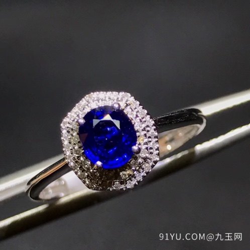 极品蓝宝石戒指