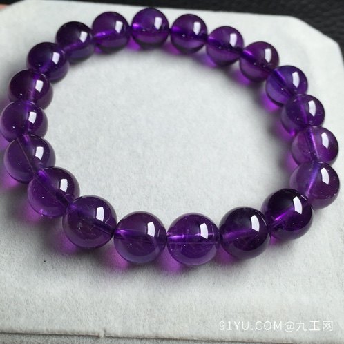 天然紫水晶手串