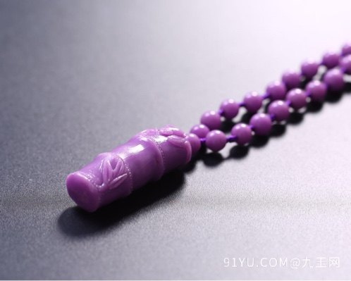 天然紫云母吊坠/链子锁骨链
