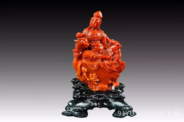 中国 玉石寿山石彫刻 花鳥雕 床飾 置物 V R1246 - 彫刻/オブジェ