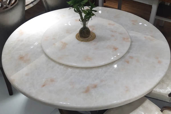 玉石桌面是真玉石做的吗 如何识别天然玉石桌面
